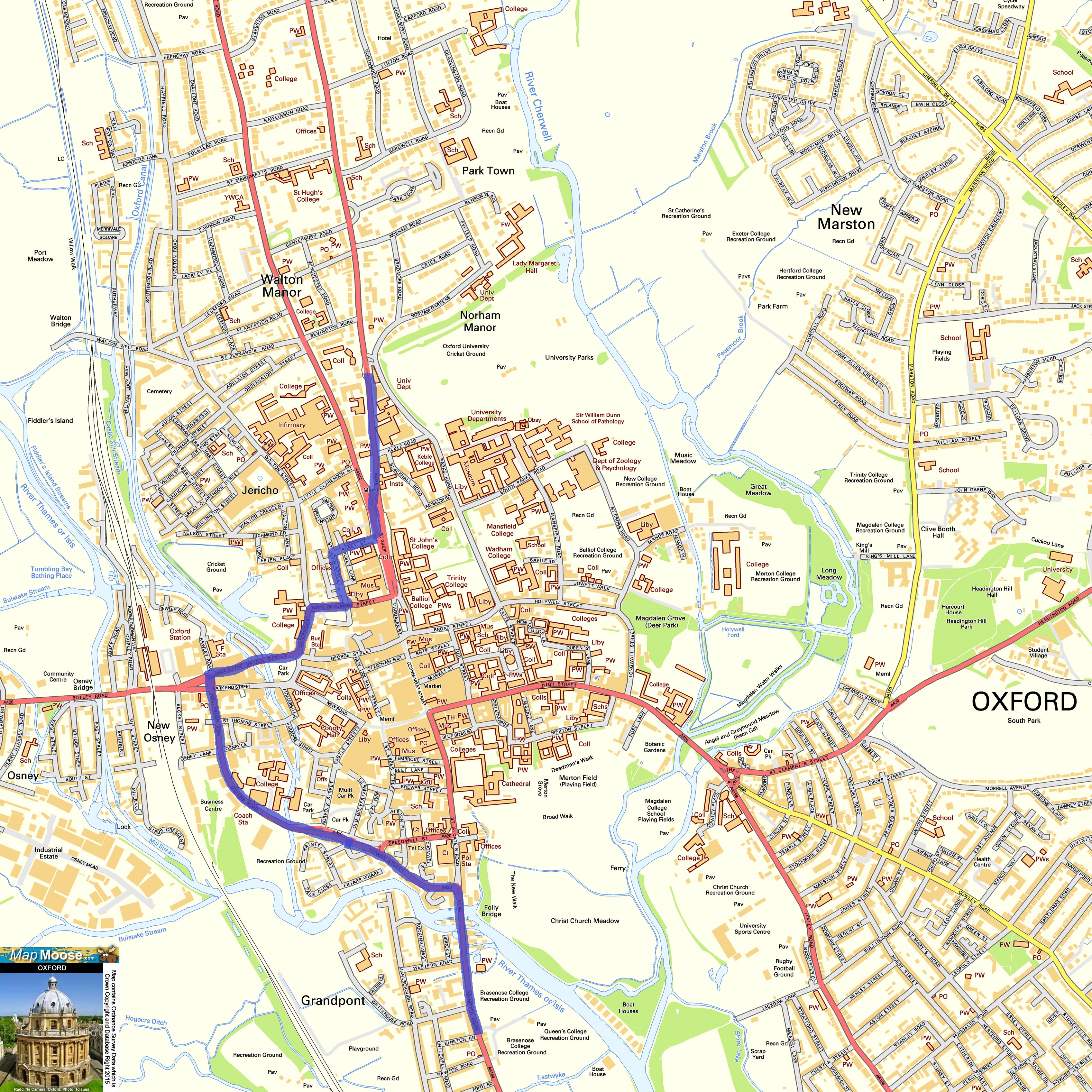 oxford map